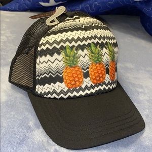 “Pineapple” Print Fashion Hat